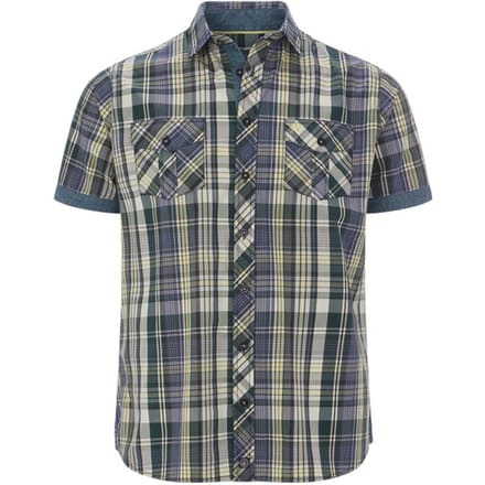 Overhemd met korte mouwen RUNKAR groen