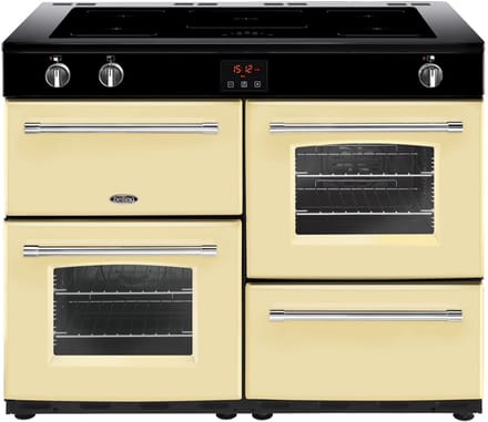Belling Farmhouse 110 Ei Range cooker Zone van inductiekookplaat Crème