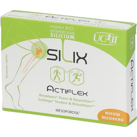 Silix ActiFlex | 30 Tabletten – UC-II Type II Collageen & Bio-Actief Silicium