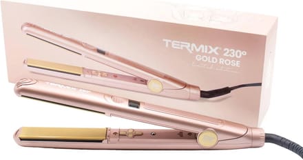 Professionele Keramische Stijltang - 230 Graden, Gouden Roze Afwerking