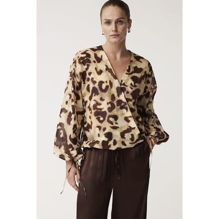 Alchemist Basil Top Leopard Maat: 40 | Blouses Outlet | Dames