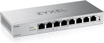 Webbeheerbare Gigabit PoE Switch met 8 Poorten en 68W Budget