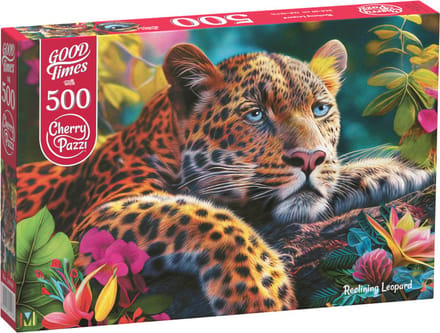 Reclining Leopard Puzzel 500 Stukjes