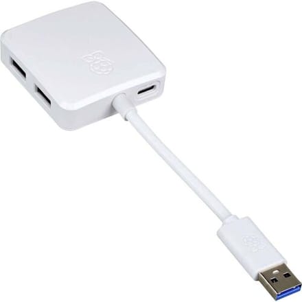 Raspberry Pi® SC1636 SC1636 USB-hub 4 poorten USB-A USB 3.0 5 GBit/s Wit