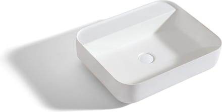 Mawialux opzet waskom - Solid surface - 50x40 cm - Mat wit - Murron
