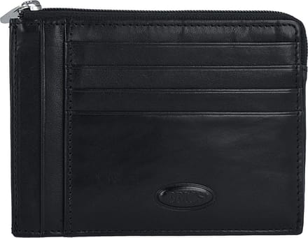 Bric's Monte Rosa Portemonnee RFID Leer 12 cm - Jongens - Horizontaal - nero