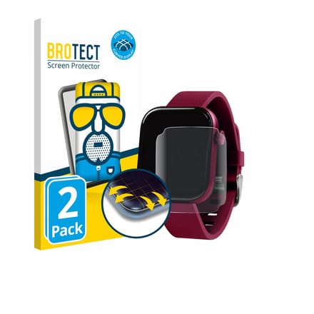 BROTECT - Screenprotector voor Reflex Active Berry AMOLED 1.85" - Folie Beschermfolie matte volledig dekking 2 Stuks