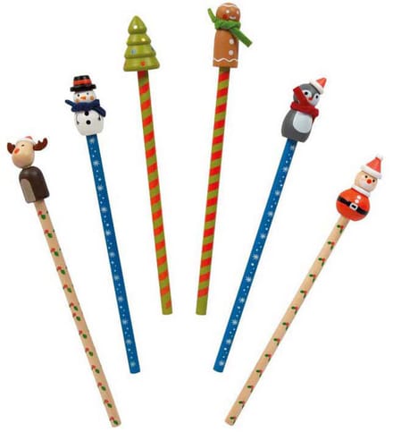 Small Foot - Kerstpotloden Set, 6dlg.