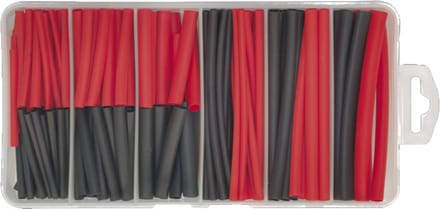 Assortiment Krimpkous zwart/rood 127 pcs - FD1045