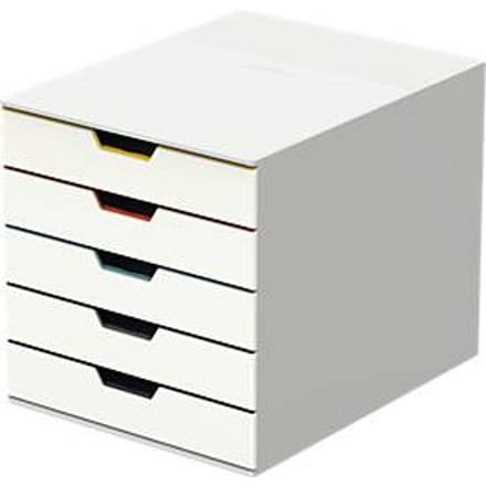 Durable VARICOLOR MIX 5 - 7625 762527 Ladebox Lichtgrijs DIN A4, DIN C4, Folio, Letter Aantal lades: 5