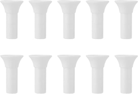 Slang Eindpluggen - Waterfilter Koppelingen - Waterleiding Aansluiten - Snelkoppeling Ontwerp - 10 Stuks - Wit