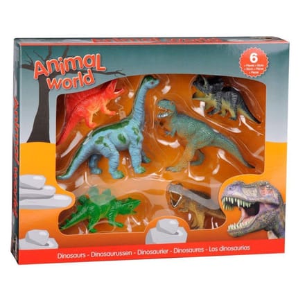 Johntoy - Dinosaurs Giftbox 6 pcs.