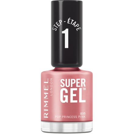 Rimmel Super Gel Nail Polish 035 Pop Princess Pink 12 ml