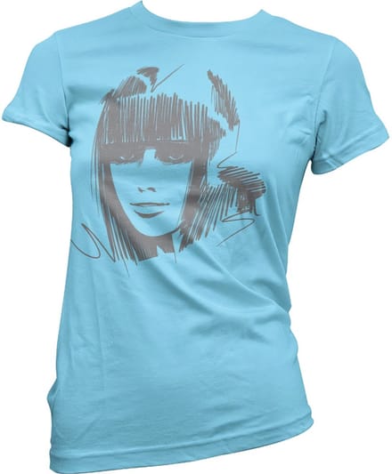 Hybris Dames-T-shirt 'Scroll Girl Lady' SH-5-50886-LFH4-8