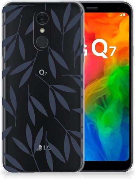 LG Q7 TPU Case Leaves Blue
