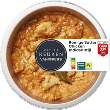 Romige butter chicken