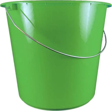 Emmer 5 liter - Handgreep - Huishoudemmer - Groen