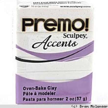 Sculpey Premo klei Frost White Glitter 5057 - 57gr