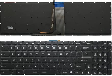 MSI MS-179B keyboard RGB backlit (US/NL Qwerty)