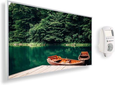 Infrarood Verwarming - Wandpaneel - Ruimte Verwarmen - Met Fotoprint - 1000 Watt - Wit