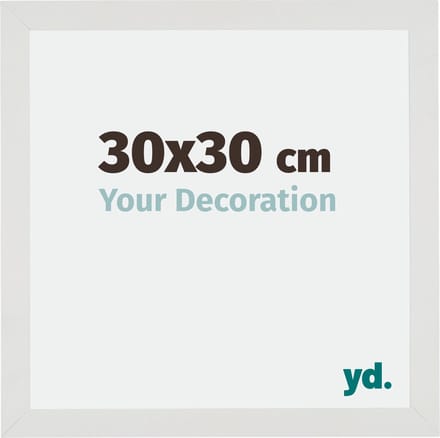 Your Decoration - Fotolijst 30x30 cm - MDF - Wit Mat - Mura