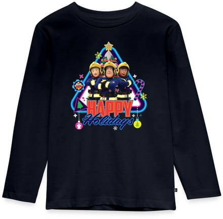 Brandweerman Sam™ Fijne Feestdagen Van Het Team Premium T-Shirt Kinderen