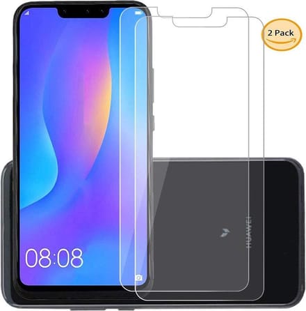 2 Stuks Screenprotector Tempered Glass Glazen Gehard Screen Protector 2.5D 9H (0.3mm) - Geschikt Voor: Huawei Mate 20 Lite