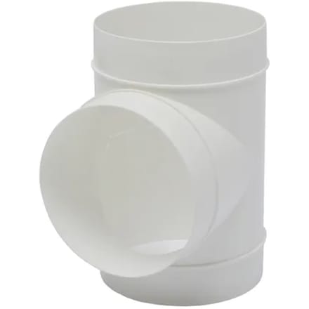 Sencys Buis Ø125mm T-stuk Kunststof