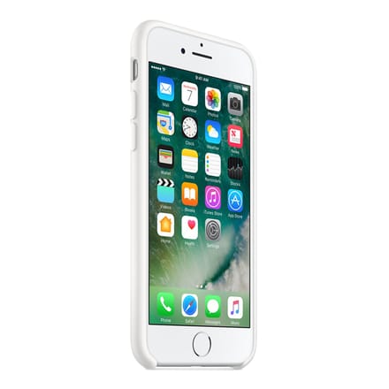 Silicone Backcover voor de Apple iPhone SE (2022 / 2020) / 8 / 7 - White