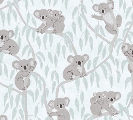 PANDA'S IN DE BAMBOE BEHANG | Jungle - Bruin Grijs Groen - A.S. Création Lilly & Luis