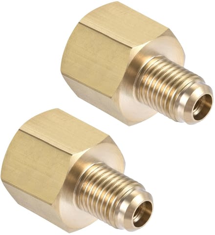BRENZOOS - Messing Pijpfitting Adapter voor Lekvrije Verbindingen (2 Stuks)