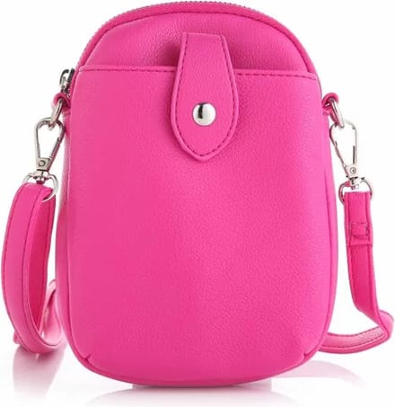 Bijoutheek Tas Telefoon Fuchsia