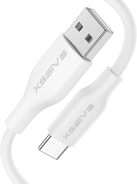 USB A naar USB C Kabel - Quick Charge - Duurzaam en Knoopvrij - 5x Langere Levensduur - USB-A naar USB-C - 1 Meter