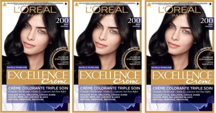 L'OREAL PARIS Excellence Coloring - 200.N Diep bruin -- 3600523573349