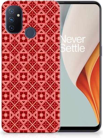 OnePlus Nord N100 TPU bumper Batik Rood