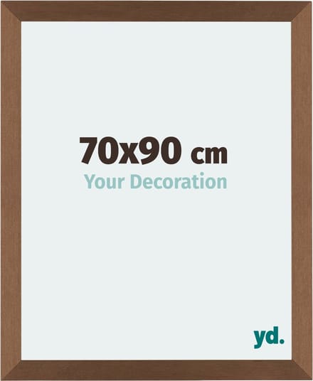Your Decoration - Fotolijst 70x90 cm - MDF - Koper Decor - Mura