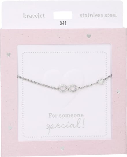 Depesche - Armband "Heart of Gold" - mot. 041 - Infinity - silver