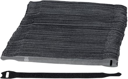 Showgear Eco kabelbinders klittenband 12 x 200 mm (100 stuks)