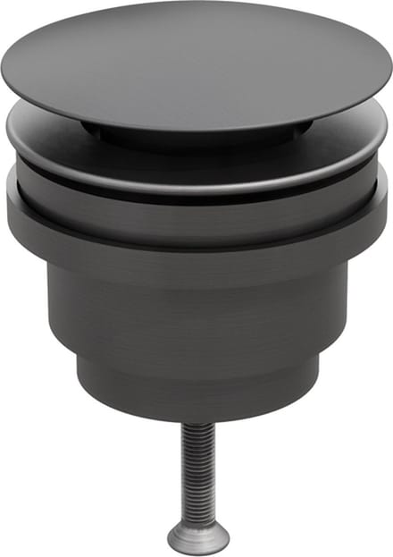 Clickwaste afvoerplug gun metal 5/4 zonder overloop