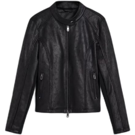 Leren jas voor vrouwen Desigual Sand
