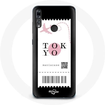 Coque - Huawei - P30 Lite - Billet d'avion - Souple - Noir