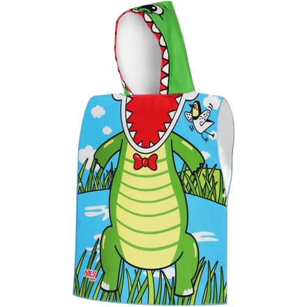 Kinder Poncho Handdoek met Capuchon - Strand & Zwembad - 60x120cm Microvezel