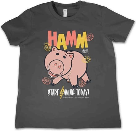 Disney Toy Story Kinder Tshirt -Kids tm 6 jaar- HAMM Grijs