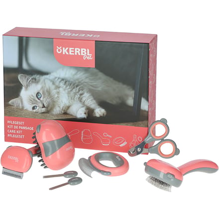 Kerbl Pet 7-delige verzorgingsset voor katten