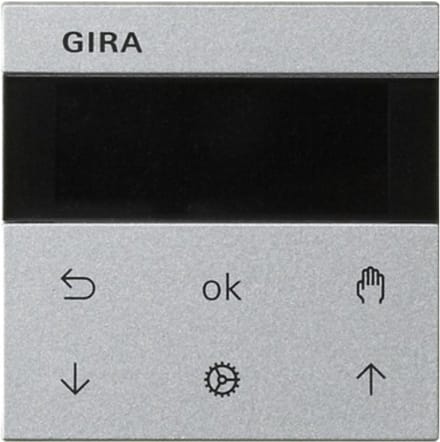 Gira S3000 Jal.-/Schakeltimer Display System 55 F Alu [536626], 5366 26