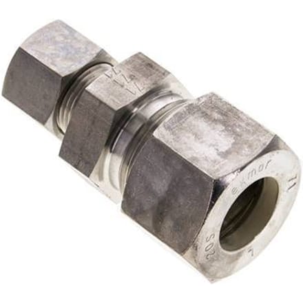12S & 20S RVS Rechte Knelfitting 250bar ISO 8434-1