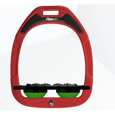 Ultra Grip Plat Beugels Rood/Zwart/Groen Flex-On Green Composite