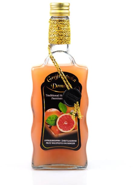 Bimberek Fala - Decoratieve Fles - 500ml - Grapefruit - Zwaar Glas