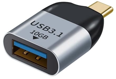 WiseGoods Premium USB-C Naar USB-A Adapter – Type-C 3.1 – Voor Laptop / Tablet / Smartphone / Muis / Toetsenbord - 10Gbps