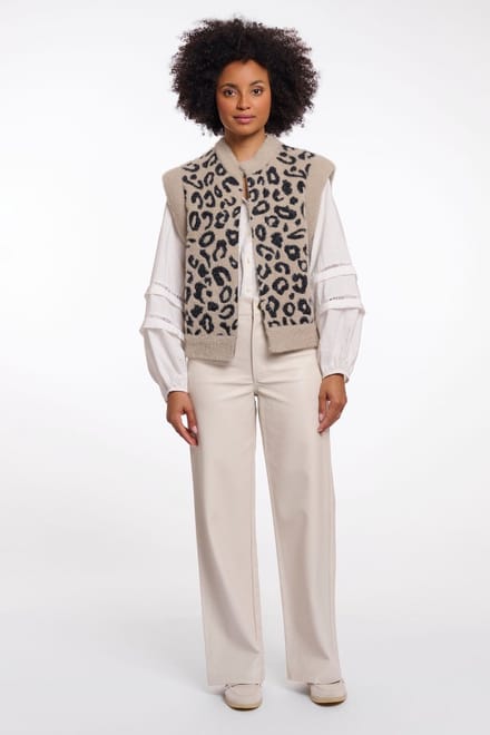 Rino & Pelle Jassen - Elona waistcoat - Panterprint
